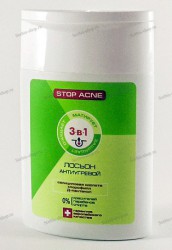 Лосьон для лица, Stop Acne (Стоп Акне) 150 мл 3 в 1 антиугревой для проблемной кожи (салициловая кислота масло чайного дерева ромашка) очищает тонизирует увлажняет